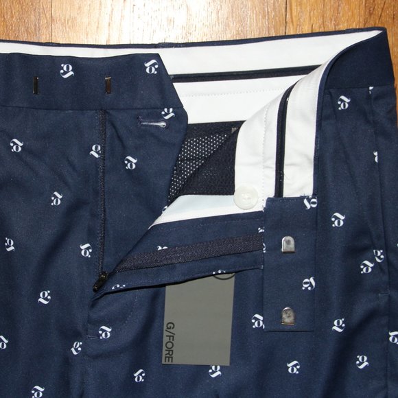 G/FORE Mini Gs Lightweight Technical Golf Shorts Mens 32 Twilight Blue - Picture 2 of 5